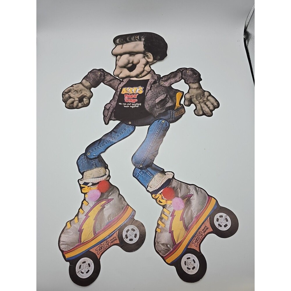 Die Cut Frankenstein Jeans & Roller Skates Wall Decor Trend Enterprise Jointed